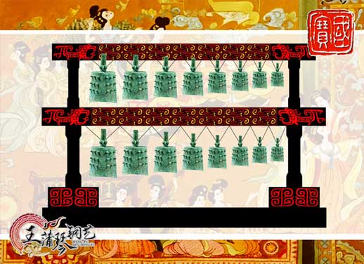 16件晉侯穌青銅編鐘，西周時期編鐘編磬