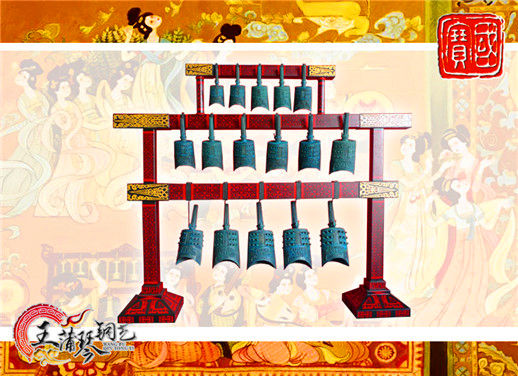 16件套系編鐘、編磬、特鐘、特磬，堂廟祭典用品