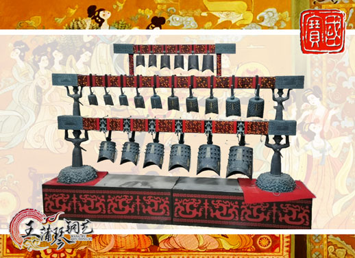 22件C型編鐘、小型演奏級、F調主旋律